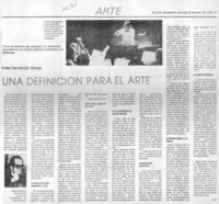 Una definición para el arte