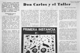 Don Carlos y el taller