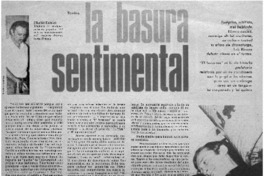 La basura sentimental : [entrevistas]