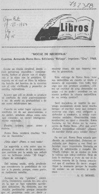 Noche de necrofilia"