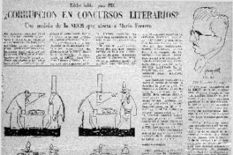 Corrupción en concurso literarios?
