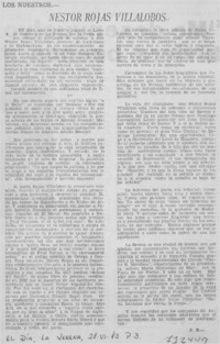 Néstor Rojas Villalobos