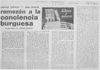 Remezón a la conciencia buguesa