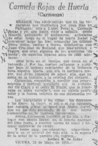 Carmenza Rojas de la Huerta