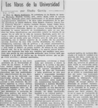 Los libros de la universidad