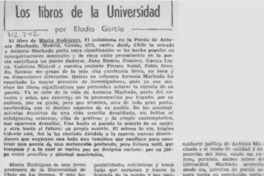 Los libros de la universidad