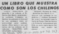 Un Libro que muestra cómo son los chilenos.