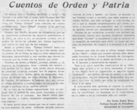 Cuentos de orden y patria