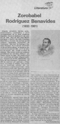Zorobabel Rodríguez Benavides (1832-1901)