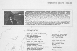 Antonieta Rodríguez nace para la poesía.