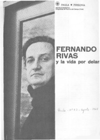 Fernando Rivas y la vida por delante: [entrevista]