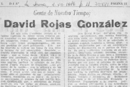 David Rojas González