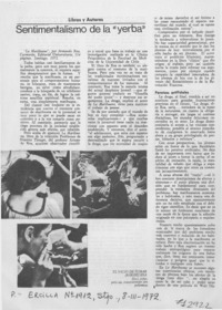 Sentimentalismo de la "yerba"