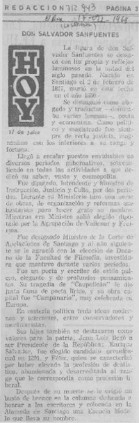 Don Salvador Sanfuentes.