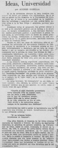 Ideas, universidad