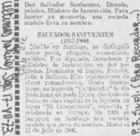 Salvador Sanfuentes.