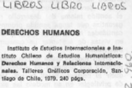 Derechos Humanos.
