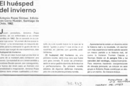 El Huésped del invierno.