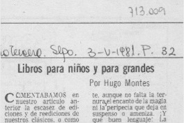 Libros para niños y para grandes