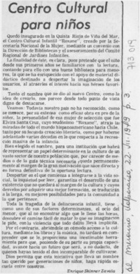 Centro cultural para niños