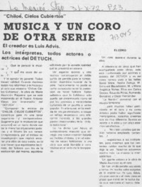 Música y un coro de otra serie.