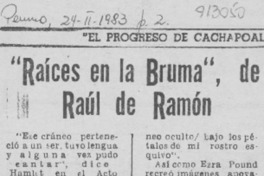 "Raíces en la bruma"