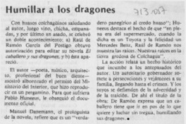 Humillar a los dragones.