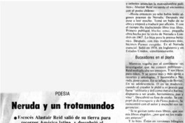 Neruda y un trotamundos