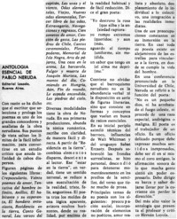 Antología esencial de Pablo Neruda