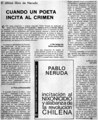 Cuando un poeta incita al crimen
