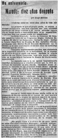 Neruda, diez años después