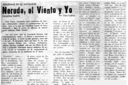 Neruda, el viento y yo