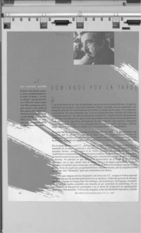 Domingos por la tarde