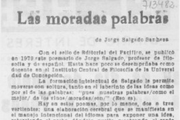 Las moradas palabras