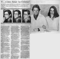 Y -- ¿Cómo aman las chilenas? [entrevista]