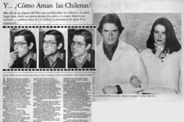 Y -- ¿Cómo aman las chilenas? [entrevista]