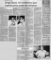 Jorge Sasía, un romántico que cuenta cómo aman los chilenos: [entrevista]