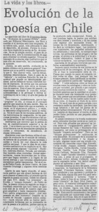 Evolución de la poesía en Chile