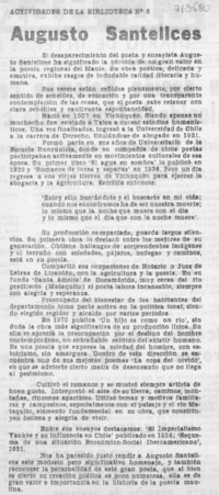Augusto Santelices.