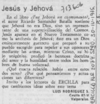 Jesús y Jehová