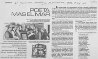 Poeta más el mar.