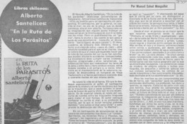 Alberto Santelices: "en la ruta de los parásitos"