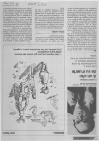 A un año de su muerte.