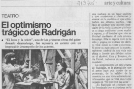 El optimismo trágico de Radrigán