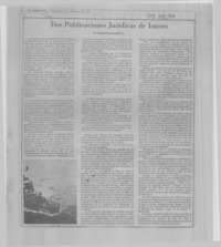 Dos publicaciones jurídicas de interés