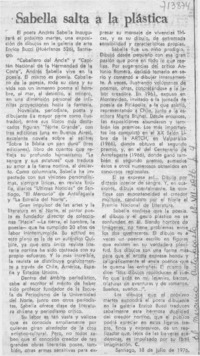 Sabella salta a la plástica.