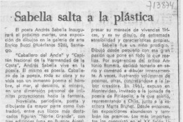 Sabella salta a la plástica.