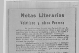 Veintiuno y otros poemas