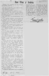 Don Elías y Andrés