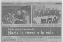 Hacia la tierra y la vida